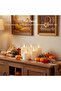 2pc White 3x5" Acrylic Flameless Flickering Candles with Remote Timer - 5