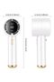 Handheld fan, portable fan, USB rechargeable, 100 wind speed settings, 5000mAh battery, mini desktop fan, for home, office, bedroom, outdoor... - 2
