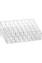 Clear Acrylic Cosmetic Organizer with 40 Compartments, Desktop Storage Case for Lipstick, Nail Polish & Perfumes