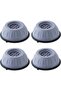 4-piece washing machine shockproof pad set, including anti-vibration pads and non-slip rubber feet, for shock absorption and noise reduction...