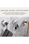 Four Suction Cup Hooks No Drilling Load Capacity 5kg Shower Rooms Bathrooms Kitchens Glass Mirrors Towel Hook - 5