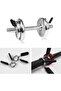 6-Piece 30 mm Barbell Spring Clip Lock Set for Dumbbell Bars and Weightlifting - 4