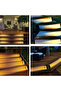 Solar-powered LED garden lights, waterproof step lights, motion-sensor wall lights, suitable for stairs, courtyards, and outdoor areas. - 4
