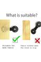 100-pack black plastic shade cloth clips for garden nets, greenhouses, and sun protection fabrics - 4