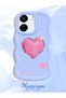 Redmi 13C 4G/5G Compatible Silicone Phone Case with Sweet Pink Heart Motifs, Three Color Options