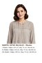 Beige Blouse with Lace Detail Ji̇le Bezi̇ 1 Piece Quality, Useful, Beautiful, Stylish