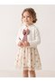 Vintage Style Knitwear Cardigan Girls' Dress Set (/100 Cotton)