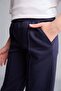 Girl's Tracksuit Bottom - Navy Blue - 4