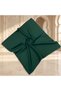 Flat Stitched Writing 100X100 cm Emerald Green