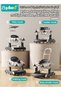 4 In 1 Baby Walker, Multifunctional U-Shape Kids Walker with Upgraded Parent Push Handle, Baby Push Walker with 4 Adjustable Height and Removable Dinner Plate for Infants Boys Girls 6 to 18 Months - 3