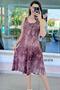 Zero Sleeve Tie-Dye Viscose Dress 6Y374 - 2