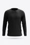 T-Shirt Boys' Basic Black T-Shirt Long Sleeve 100% Cotton Crew Neck Unprinted Tshirt (2-13 Years)