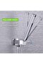 Simple elbow wall mount connector, with shower head bracket, brass rotating shower head bracket, water supply elbow and outlet, chrome plated. - 3