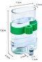 Two-pack multi-functional automatic birdcage feeders - 220ml - 2