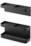 Height-adjustable magnetic umbrella stand decorative carbon steel hotel (black) - 5