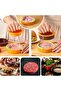 1-Piece 3-in-1 Hamburger Press - Burger Patty Mold - Bacon Press - Suitable for Chives, Beef and Vegetables - Black - 6