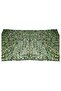 Rectangular sunshade sail, camouflage pattern, 3x5 meters, green mesh fabric