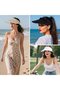 Sun Hats 3-Pack Unisex Adjustable One Size UV Beach Hat Fabric Lining Hiking Fishing Outdoor Golf Tennis Baseball Running Sports - 5