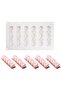 Silicone cake molds, 3D molds for ice cream, chocolate, pastries, and desserts, 6-hole concave spherical shape.