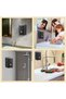 Commercial wall-mounted stainless steel manual pump soap dispenser, rust-proof and leak-proof, for bathrooms and restaurants, 500 ml/17 oz (black) - 6