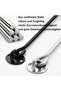 2-Pack Black Stainless Steel Windproof Cabin Hooks with Screws, Exterior Door Hook Eye Locks and Bolts - 2