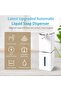 Automatic Liquid Soap Dispenser, Non-Contact Dispenser (380ml / 12.8 oz, Rechargeable, Wall-Mounted, 4-Speed) - 2