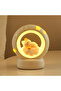 Children's bedside lamp, rechargeable cat-shaped night light with touch dimming, battery power, desks, bedrooms, nurseries.