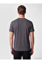 Gray Slim Fit Thick Fabric T-Shirt /02 - 4