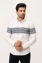 Men's Slim Fit Oxford Shirt Hidden Button Collar Long Sleeve Slim Fit Pocket-Less Stylish Casual Shirt - 2