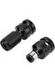 Two hexagonal socket adapters, 1/2 to 1/4 hexagonal internal thread telescopic socket adapters, impact wrench socket converters - 5
