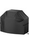 Barbecue grill cover, gas grill cover, waterproof, weatherproof, fade-resistant, UV resistant, suitable for most barbecue grills, black - 140*66*106Cm