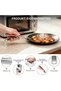 2-Pack Stainless Steel Kitchen Heat-Insulating Clips with Silicone Non-Slip Handle - For Ovens, Air Fryers & Microwaves - 3