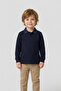 Children's Polo Collar School T-Shirt Long Sleeve Basic