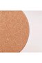 Cork heat-resistant mat, cork placemat, heat-resistant coaster set (6 pieces), non-slip round table mat – 19 cm - 5