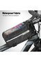 Waterproof bicycle phone holder, bicycle frame bag, smartphone frame bag, with TPU touchscreen, phone stand - 2