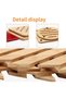 Bamboo pot mats, 2-pack, 18cm round, heat-resistant, non-slip, suitable for frying pans, saucepans, and plates, preventing scratches and burns. - 3