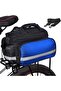 Bicycle Bag, Double Bicycle Bag, 27L, Waterproof Bicycle Bag, Electric Bicycle Bag, Bicycle Bag with Shoulder Straps, Easy to Install, Blue