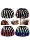 Four-piece set of adult rhinestone bird's nest hair clips, colorful