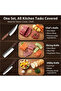 3-Piece Kitchen Knife Set, Ultra-Sharp Chef & Cleaver Knives for Meat Slicing & Vegetable Prep, Ergonomic Handle Cooking Cutlery for Home Kitchens & Chefs - 3
