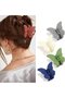 Butterfly anti-slip hair clip - Strong clamping force - Suitable for thick hair - Hair accessory for women and girls - Hawaiian style - 5