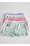 Girls' 6-Pack Ribbed Cotton Boxer Shorts - 3