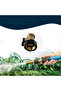 Garden Hose Shut-Off Valve Brass Heavy Duty Water Hose Valve Durable End Connector Easy-Open Close Lever 3 Pieces - 5