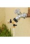 Garden hose caps with washers, brass hose ends, garden hose connectors, brass caps 1.91 cm, 6-piece garden hose female connector caps - 3