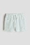 Textured jersey shorts