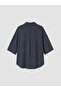 Lcw Vision Navy Blue Oversize Women's Jean Shirt - 6