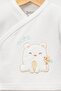 100% Cotton Cute Cat Patterned 5-Piece Newborn Hospital Release Bodysuit Set Ecru Bbtf.Ekr.20 - 4