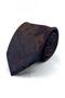Navy Blue Burgundy Gold Motif Pattern Classic Tie with Handkerchief Kk13966 - 5