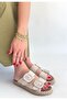 Hertas bej nubuk buckled slipper - 3