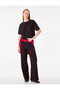Comfortable Fit Crew Neck Short Sleeve Crop T-Shirt