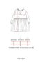 Girl's Dress with Tulle and Embroidery Detail and Buckle - 8
